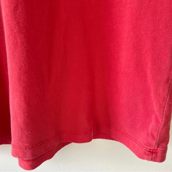 F21 Red cotton  t-shirt with “Hamptons” embroidered writing‎ - Picture 4 of 6